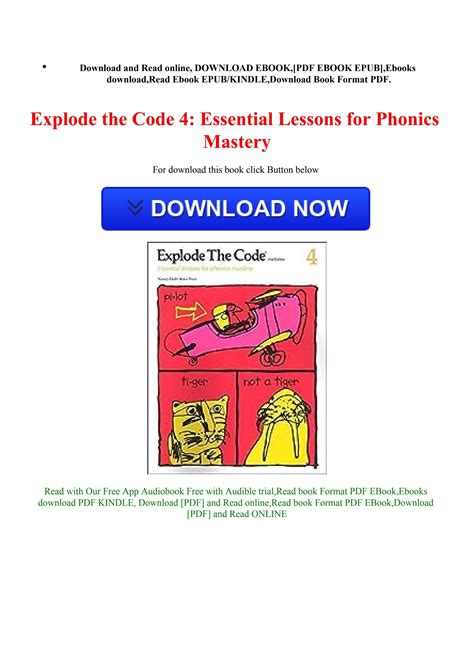 explode the code 4 pdf free download|explode the code website.